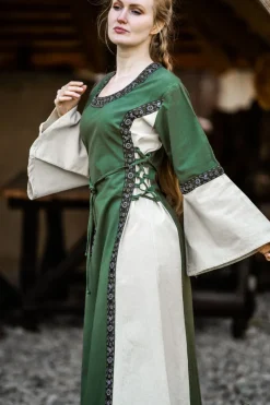 New Leonardo Carbone Mittelalter Baumwollkleid 
