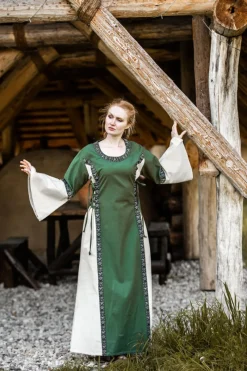New Leonardo Carbone Mittelalter Baumwollkleid 