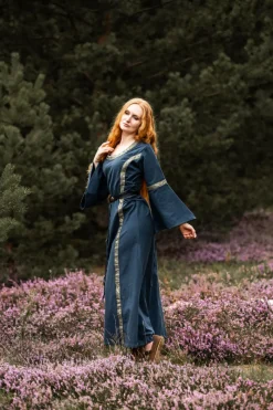 Best Leonardo Carbone Mittelalter Baumwollkleid 
