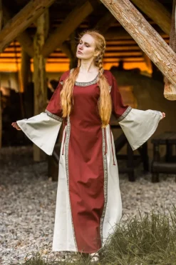 Hot Leonardo Carbone Mittelalter Baumwollkleid 