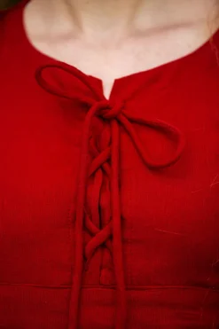 Flash Sale Leonardo Carbone Mittelalter Baumwollkleid 
