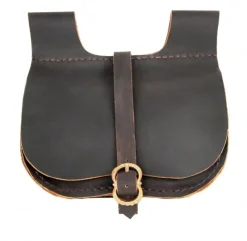 Store Leonardo Carbone Mittelalter Gürteltasche Leder