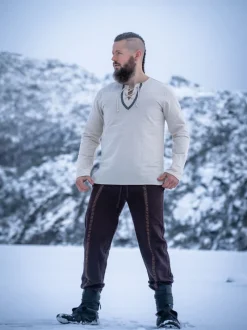 Online Leonardo Carbone Mittelalter Hemd "Elfriede" Natur