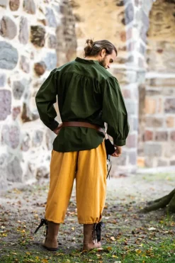 Cheap Leonardo Carbone Mittelalter Hemd "Ludwig" Grün