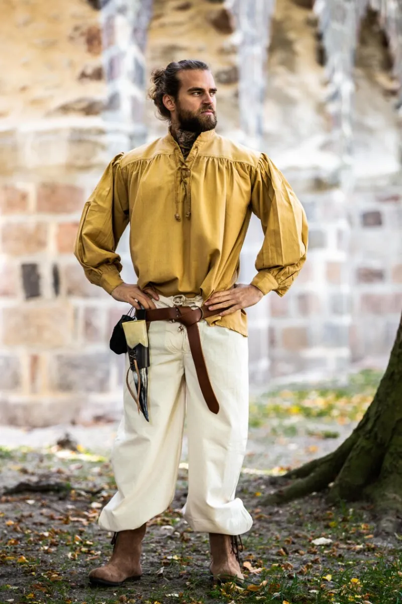 Online Leonardo Carbone Mittelalter Hemd "Yven"