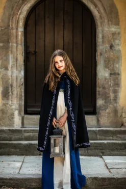 Outlet Leonardo Carbone Mittelalter Kinderumhang "Walburga" Schwarz