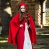 Discount Leonardo Carbone Mittelalter Kinderumhang "Cecilia" Rot