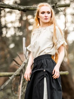 Flash Sale Leonardo Carbone Mittelalter Kurzarmbluse 