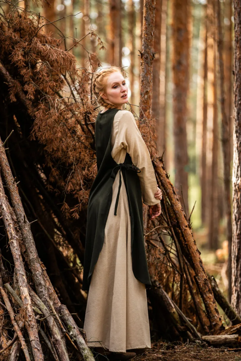Clearance Leonardo Carbone Mittelalter-Überkleid "Magdalena" Grün