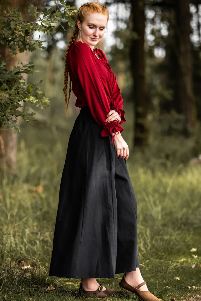 Fashion Leonardo Carbone Mittelalterbluse "Edith" Rot
