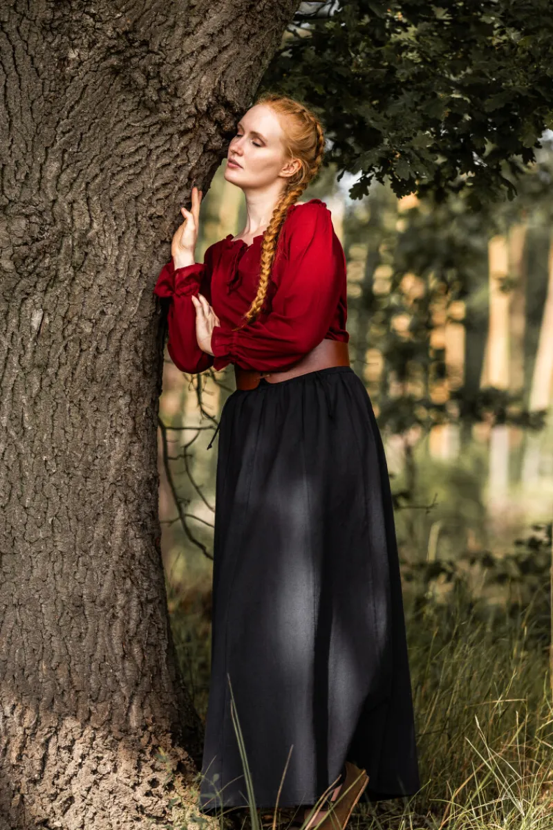 Fashion Leonardo Carbone Mittelalterbluse "Edith" Rot