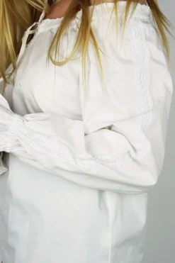 Store Leonardo Carbone Mittelalterbluse mit Spitze 