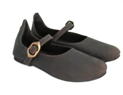 Fashion Leonardo Carbone Mittelalter-Damenschuhe "Rieke" Braun