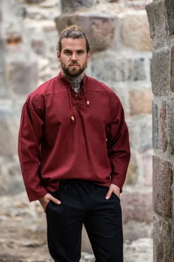 Discount Leonardo Carbone Mittelalterhemd "Ansbert" Rot