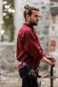 Discount Leonardo Carbone Mittelalterhemd "Ansbert" Rot