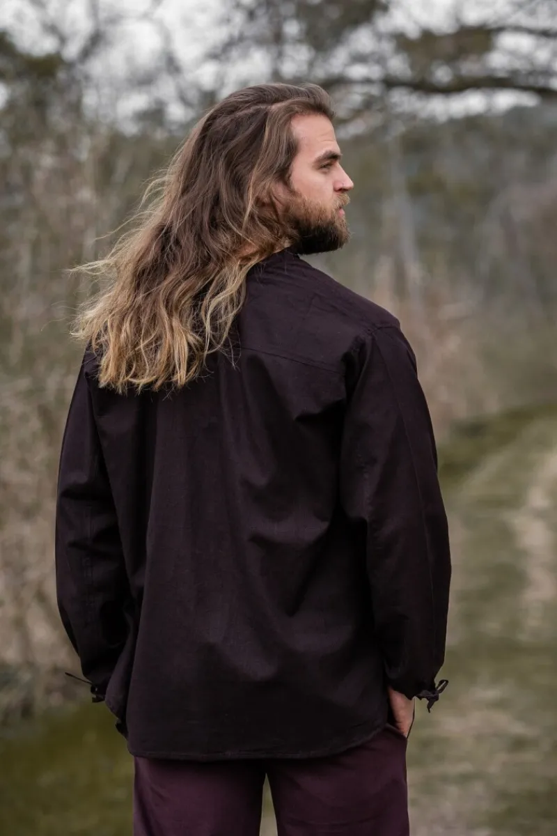 Cheap Leonardo Carbone Mittelalterhemd "Bartholomeus" Braun