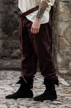 Cheap Leonardo Carbone Mittelalterhose "Arvo" Dunkelbraun