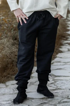 Sale Leonardo Carbone Mittelalterhose "Arvo" Schwarz