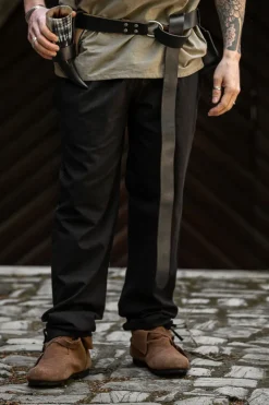 Sale Leonardo Carbone Mittelalterhose "Arvo" Schwarz