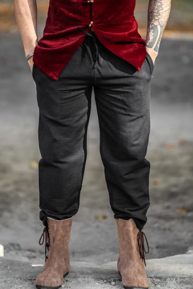 Cheap Leonardo Carbone Mittelalterhose "Jören" Schwarz