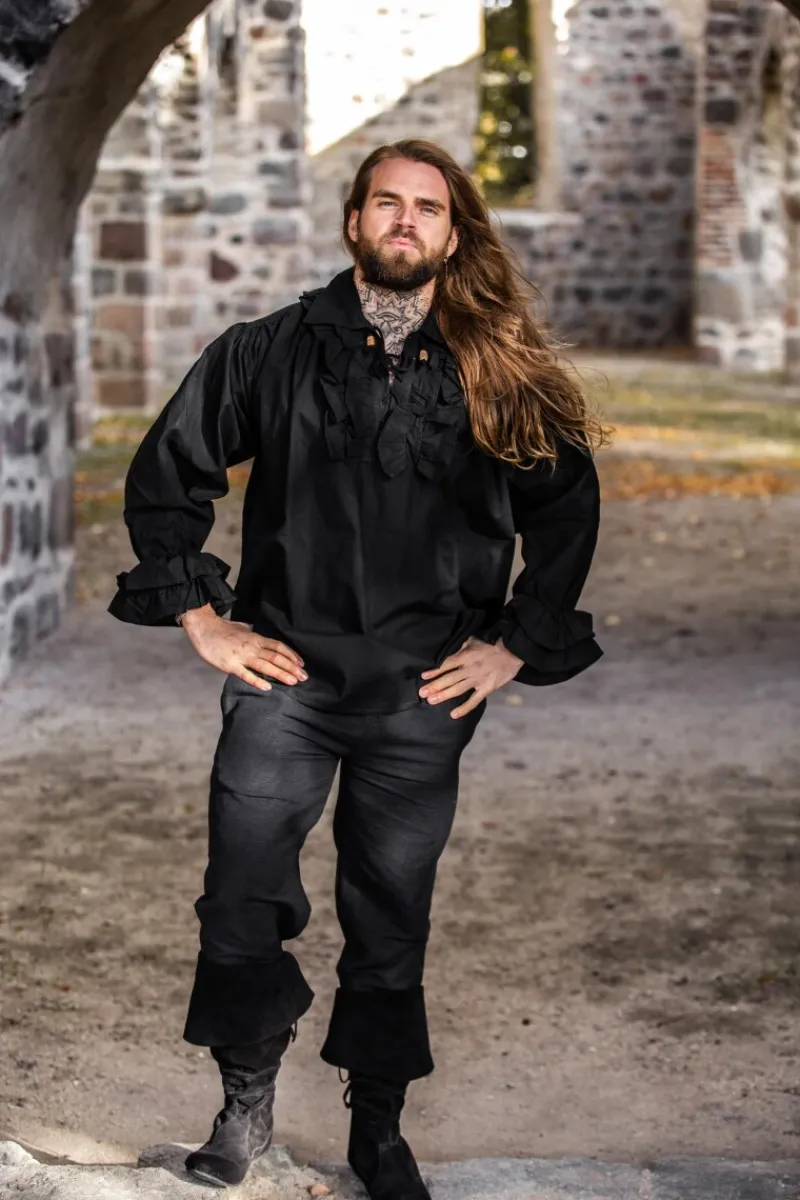 Cheap Leonardo Carbone Mittelalterhose "Jören" Schwarz