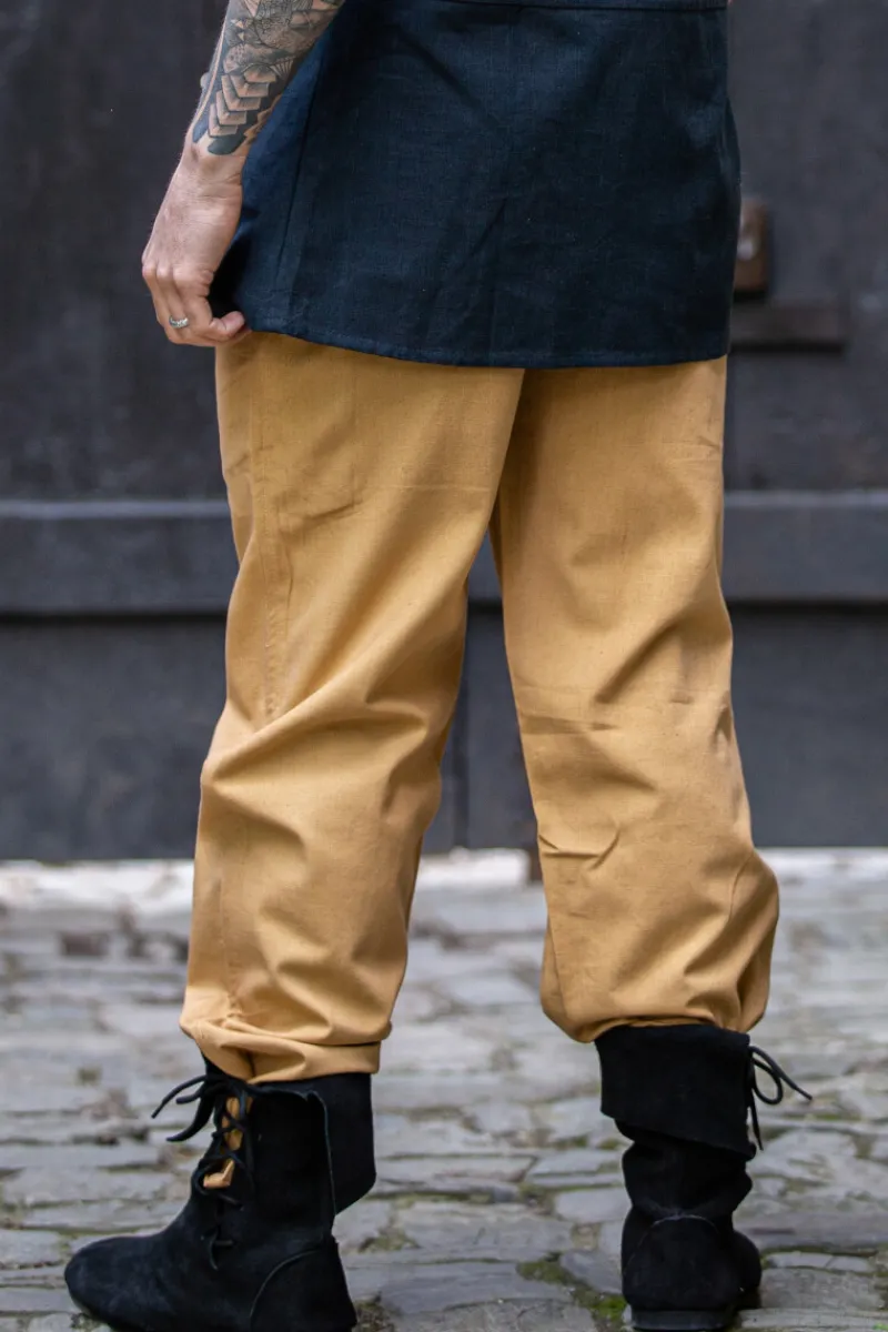 Store Leonardo Carbone Mittelalter-Hose mit Gummizug "Veit" Honig Braun