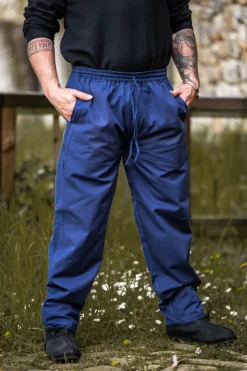 Best Leonardo Carbone Mittelalter-Hose mit Gummizug "Veit" Blau