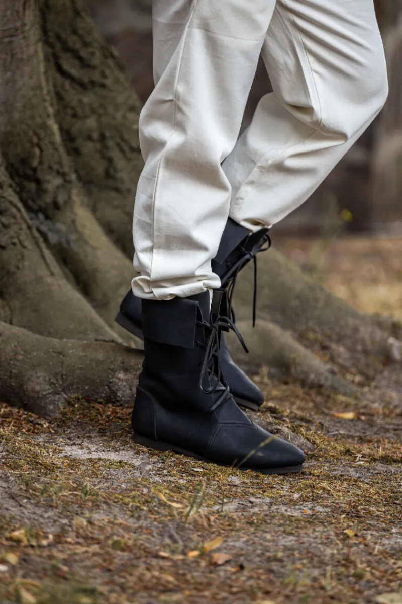 Online Leonardo Carbone Mittelalter-Hose mit Gummizug "Veit" Natur