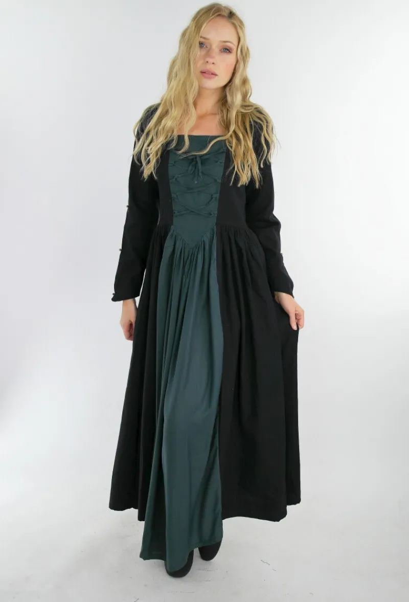 Online Leonardo Carbone Mittelalterkleid "Medusa" Schwarz/Blau