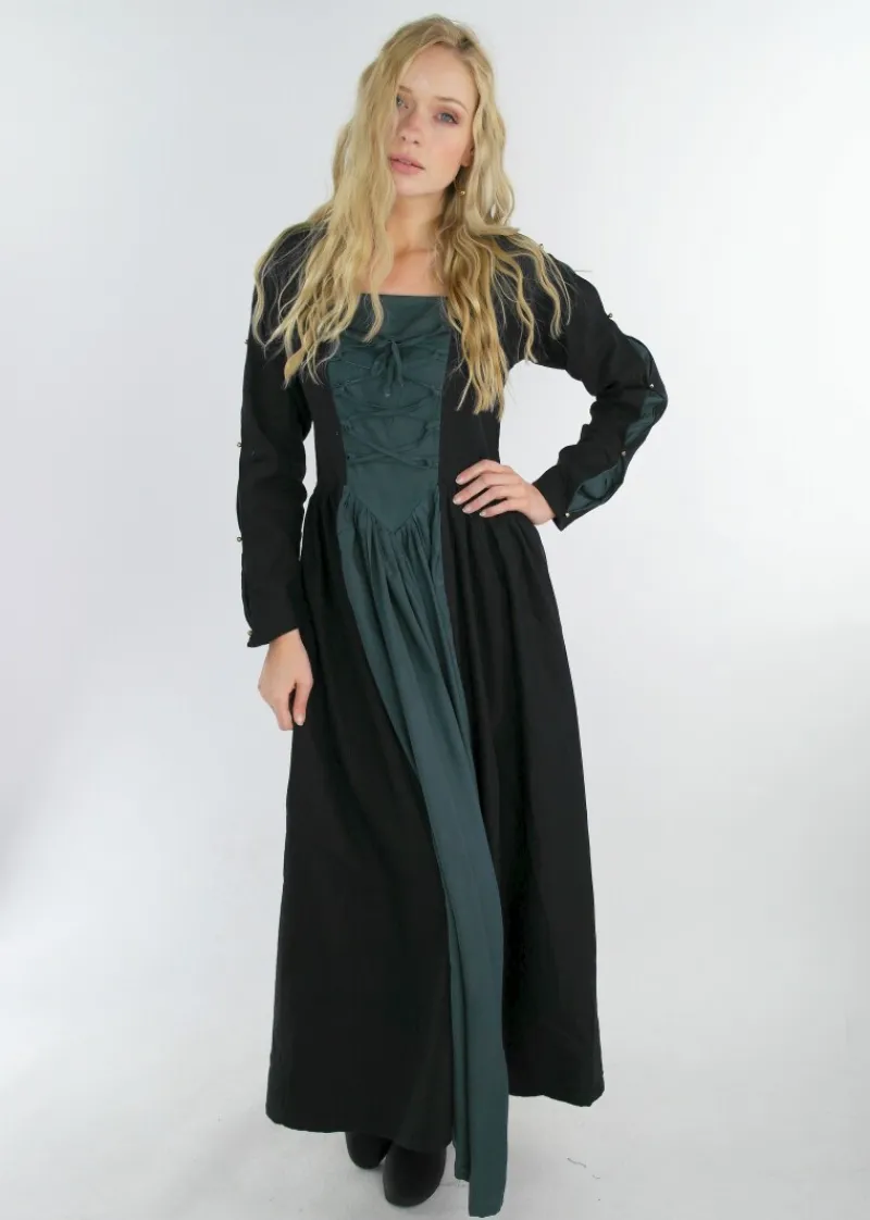 Online Leonardo Carbone Mittelalterkleid "Medusa" Schwarz/Blau