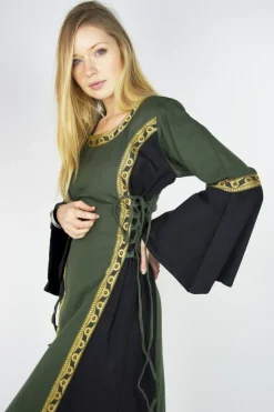 Cheap Leonardo Carbone Mittelalterkleid mit Bordüre 