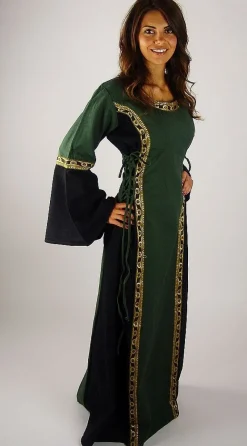 Cheap Leonardo Carbone Mittelalterkleid mit Bordüre 