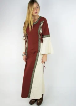 Best Leonardo Carbone Mittelalterkleid mit Bordüre 