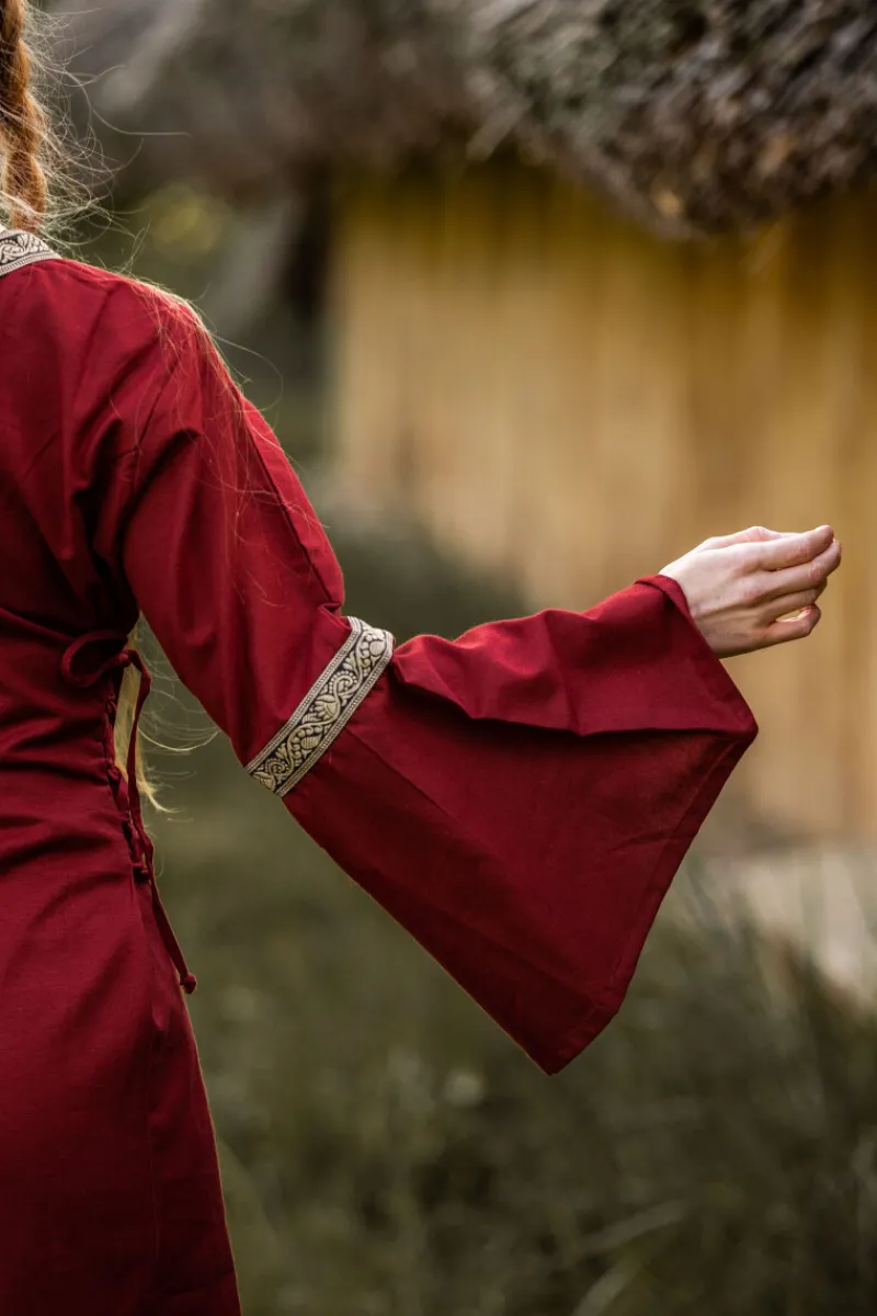 Store Leonardo Carbone Mittelalterkleid mit Bordüre "Sophie" Rot