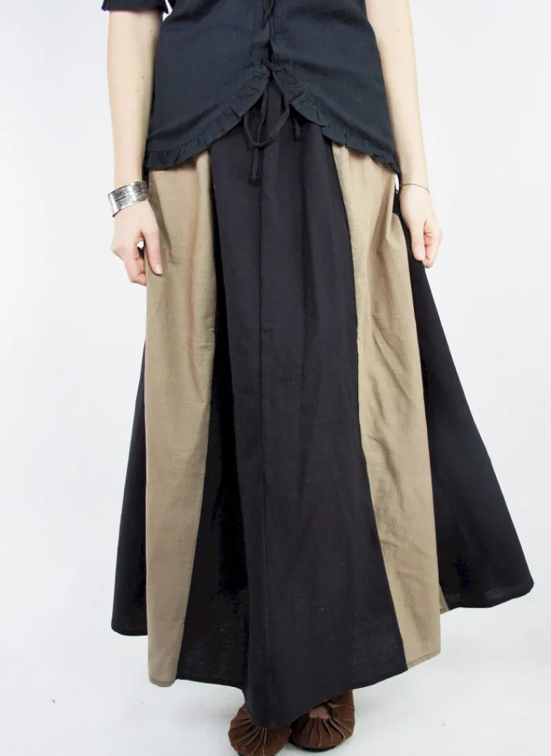 Flash Sale Leonardo Carbone Mittelalterrock "Dana" Hellbraun/Schwarz