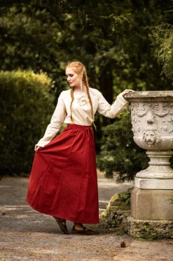 Clearance Leonardo Carbone Mittelalterrock "Dana" Rot