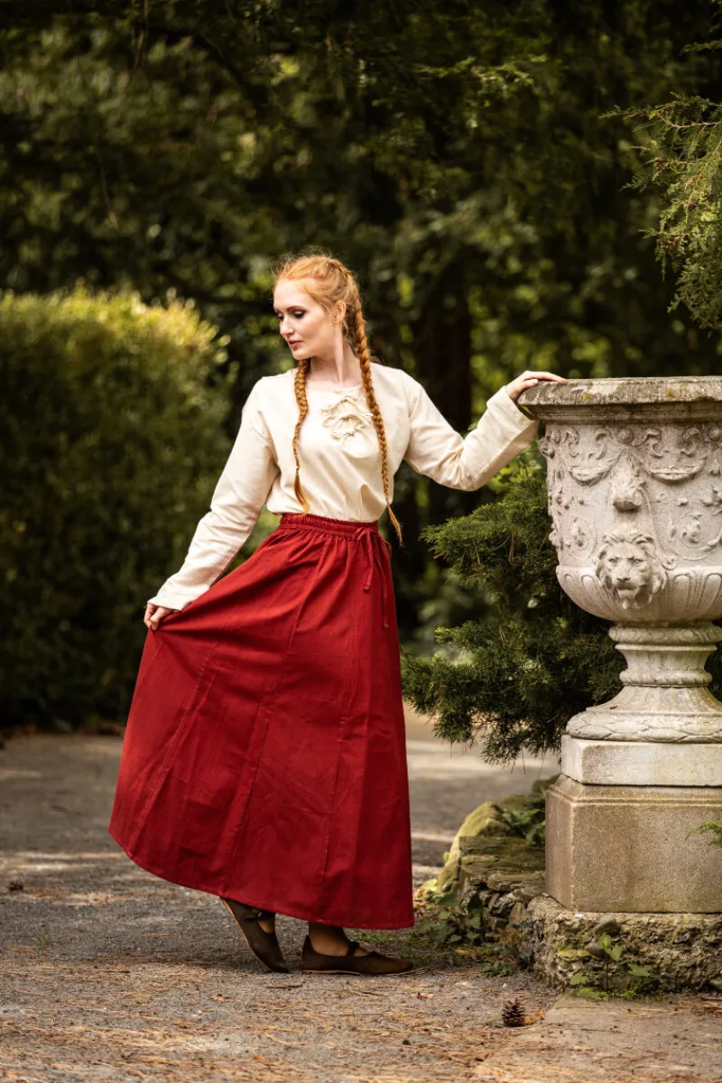 Clearance Leonardo Carbone Mittelalterrock "Dana" Rot