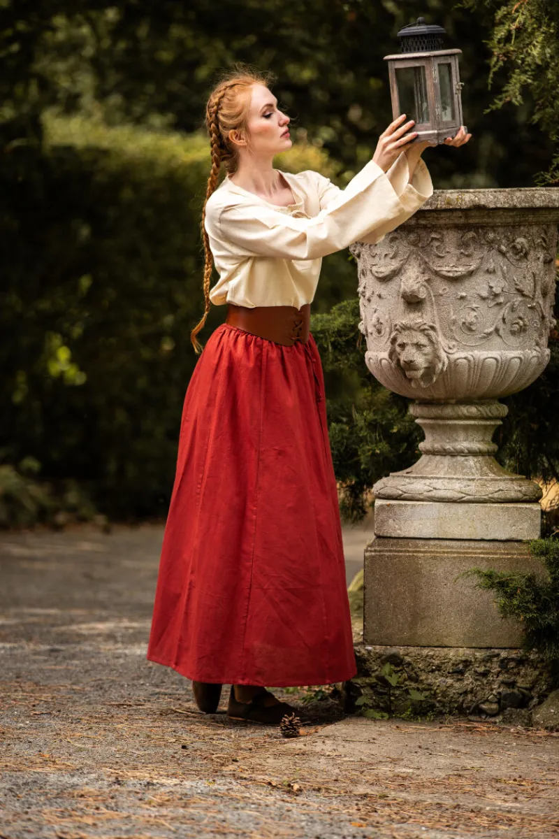 Clearance Leonardo Carbone Mittelalterrock "Dana" Rot