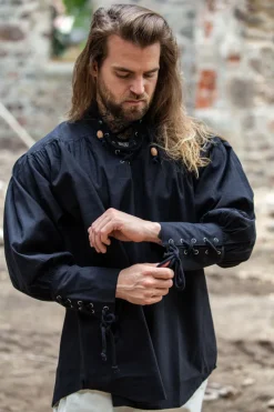 Hot Leonardo Carbone Piratenhemd