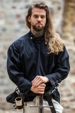 Hot Leonardo Carbone Piratenhemd