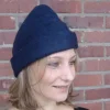 Sale Leonardo Carbone Rustikaler Filzhut "Falko" Blau