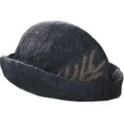 Flash Sale Leonardo Carbone Rustikaler Filzhut "Falko" Schwarz