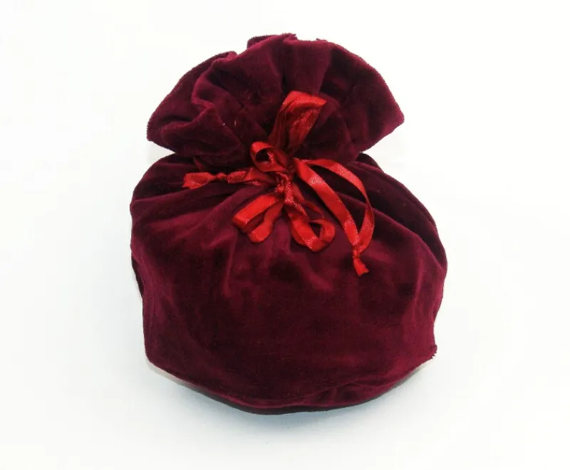 Fashion Leonardo Carbone Samtbeutel "Violante" Rot