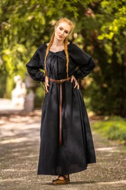 Shop Leonardo Carbone Schmaler Ledergürtel aus robustem Leder 
