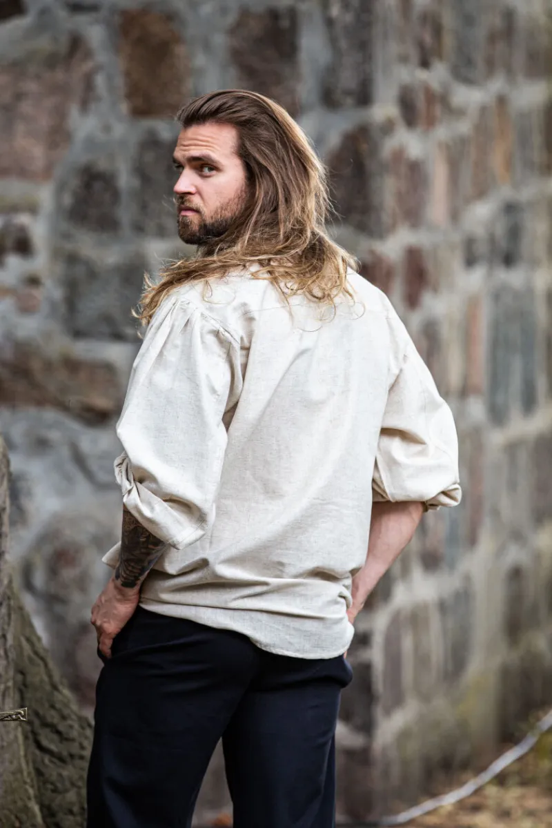 Flash Sale Leonardo Carbone Schnürhemd "Dagwin" Natur