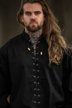 Sale Leonardo Carbone Schnürhemd 