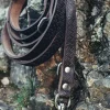 Online Leonardo Carbone Set Hundeleine "Ferris" + Halsband "Maddox" Dunkelbraun