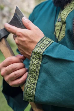 Clearance Leonardo Carbone Tunika mit Bordüre 