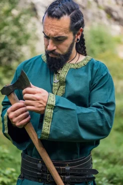 Clearance Leonardo Carbone Tunika mit Bordüre 