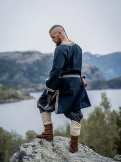 Hot Leonardo Carbone Tunika mit Bordüre 
